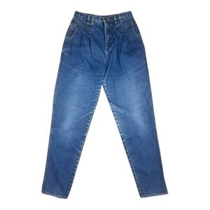 Vintage Forenza Men's 30x30 Blue High-Waist Slim Tapered Jeans | 90s Denim